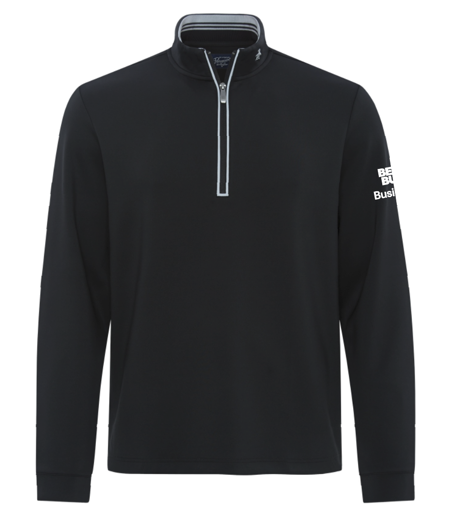 ORIGINAL PENGUIN® CLUBHOUSE MOCK ¼ ZIP PULLOVER