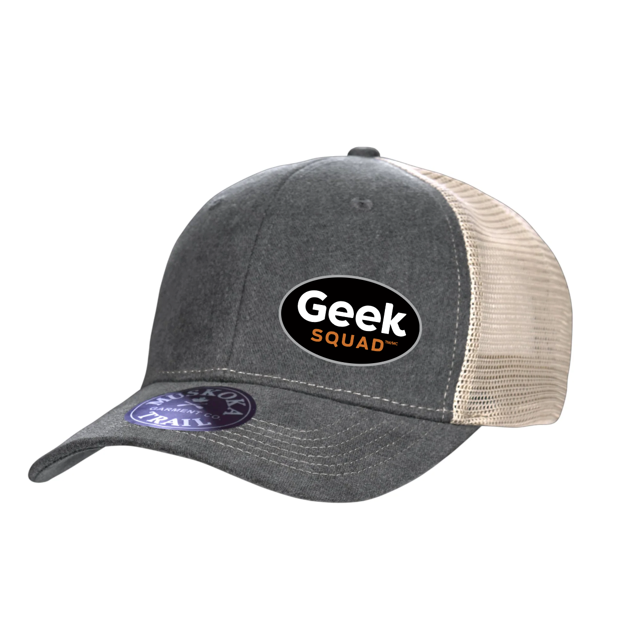 Casquette trucker à fermeture snapback