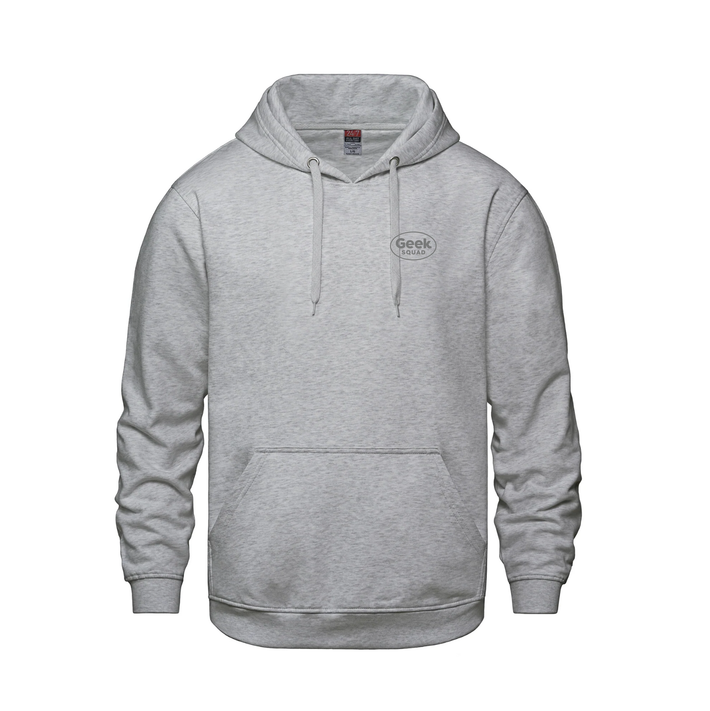 Athletic Grey Heather - Geek Squad - One Color - Left Chest