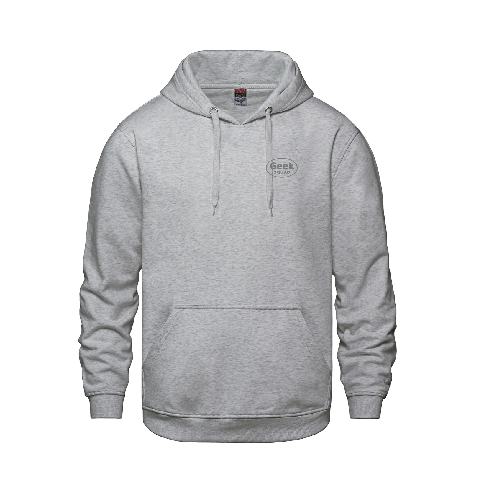 Athletic Grey Heather - Geek Squad - One Color - Left Chest