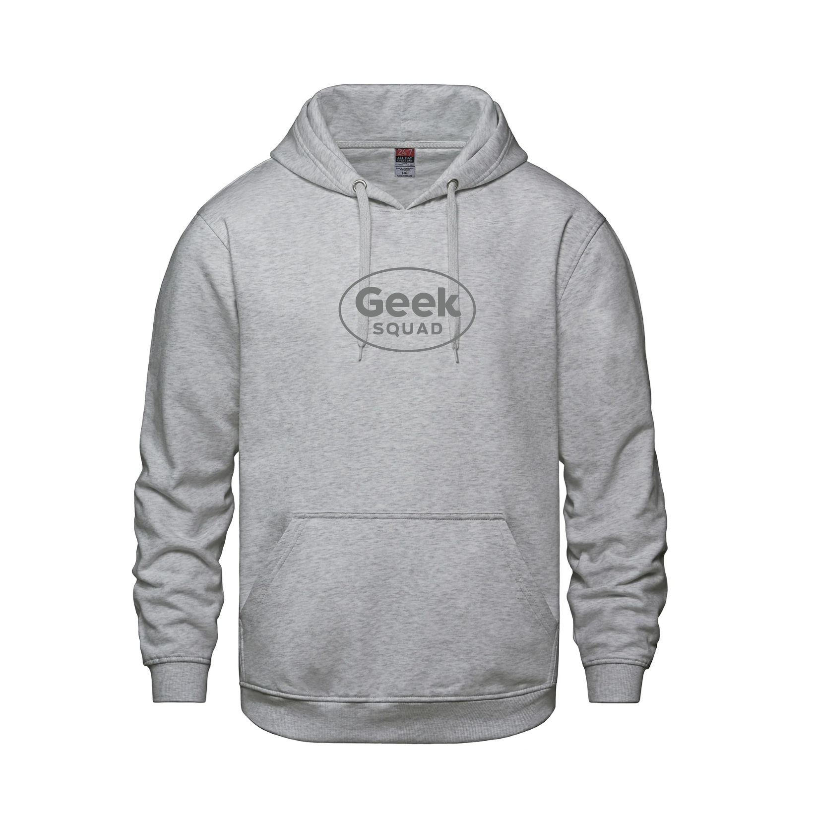 Athletic Grey Heather - Geek Squad - One Color - Full Chest