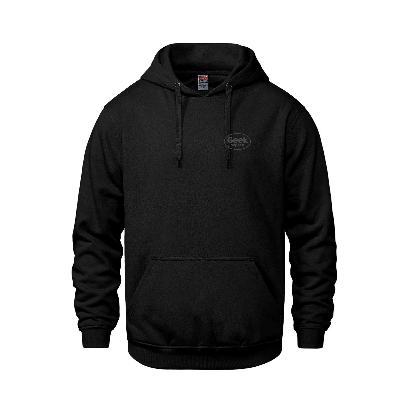 Black - Geek Squad - One Color - Left Chest