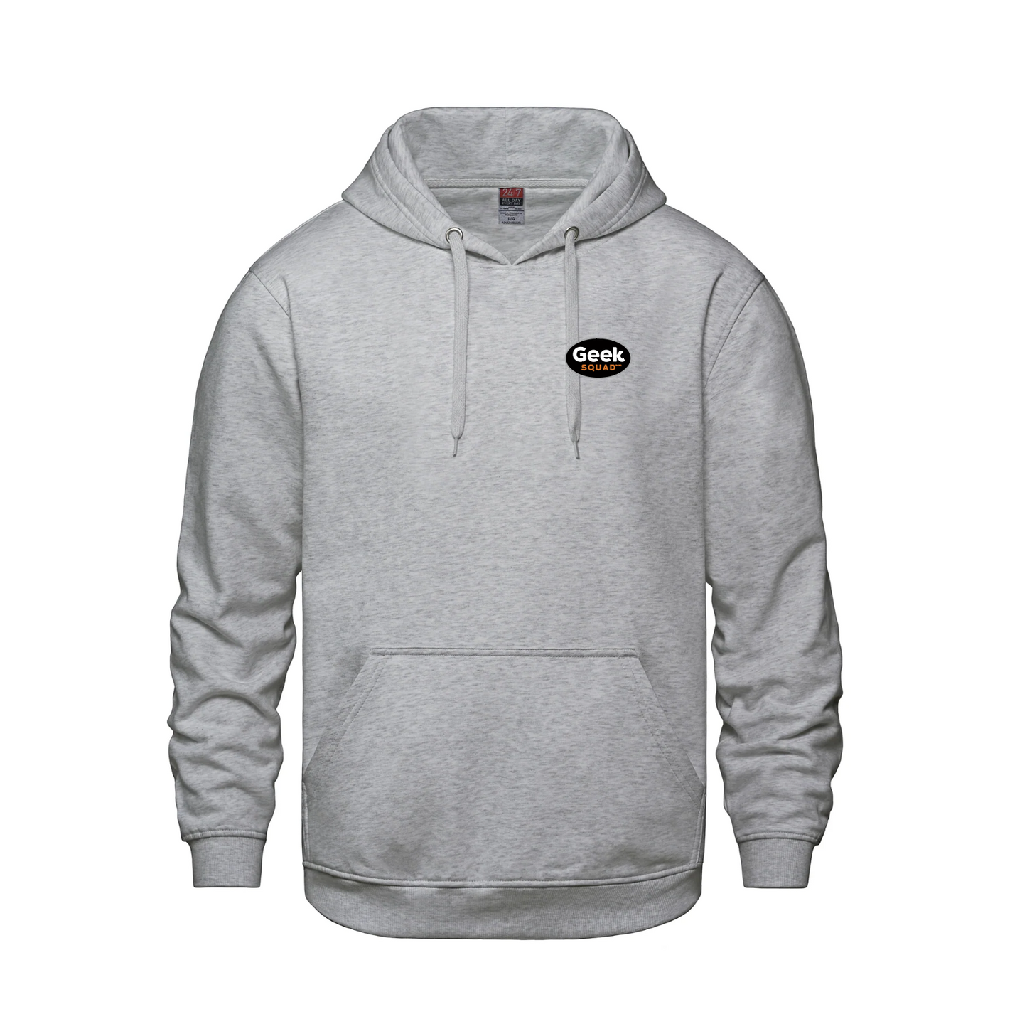 Athletic Grey Heather - Geek Squad - Full Color - Left Chest