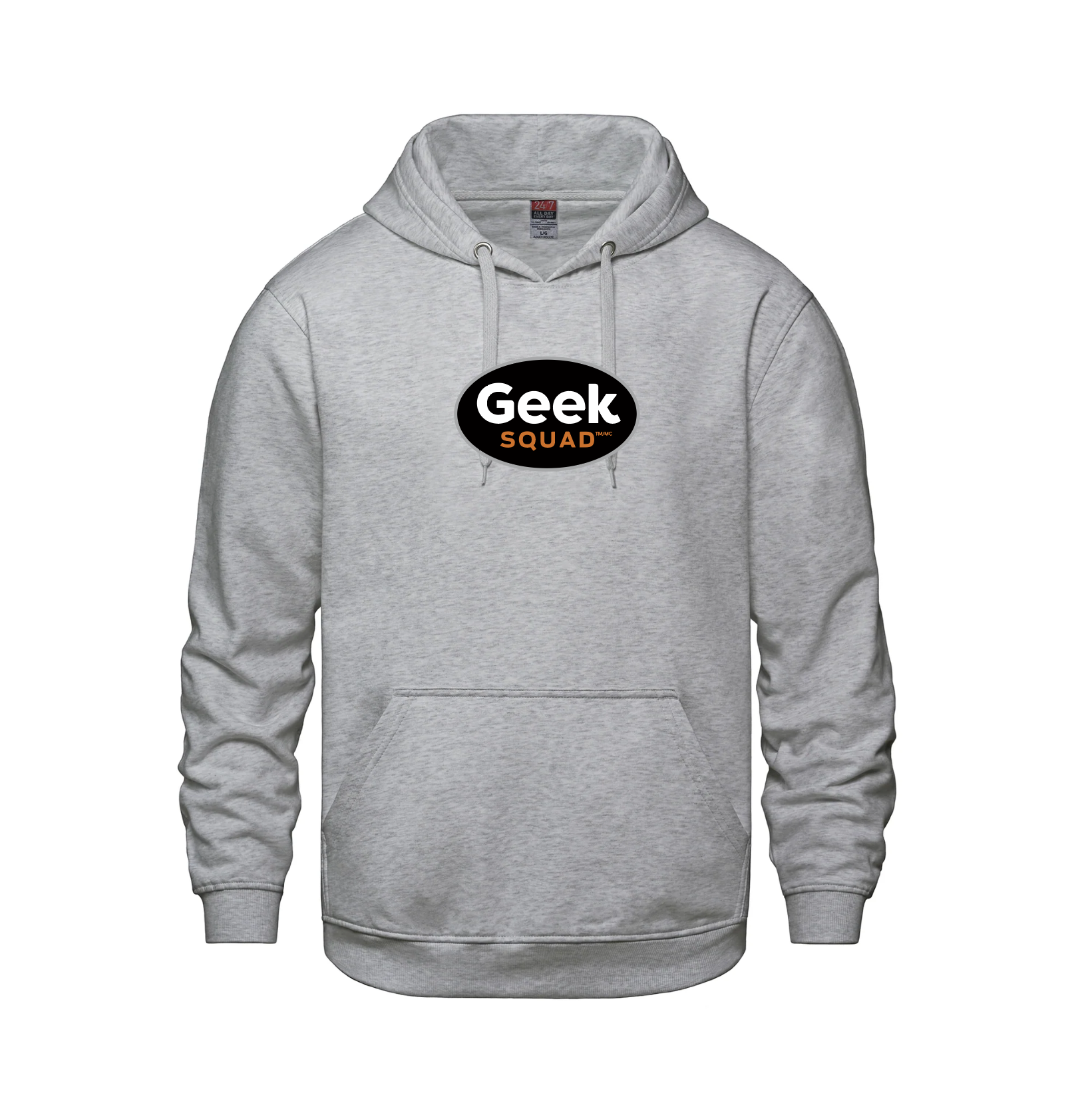 Athletic Grey Heather - Geek Squad - Full Color - Full Chest
