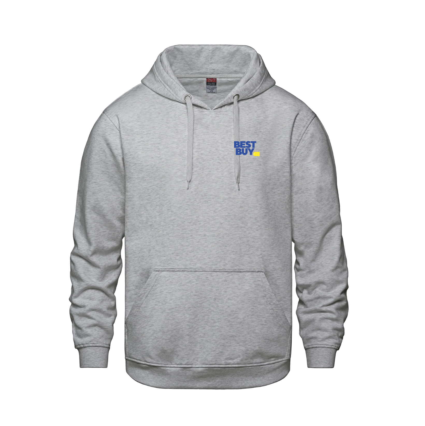 Athletic Grey Heather - BestBuy - Full Color - Left Chest