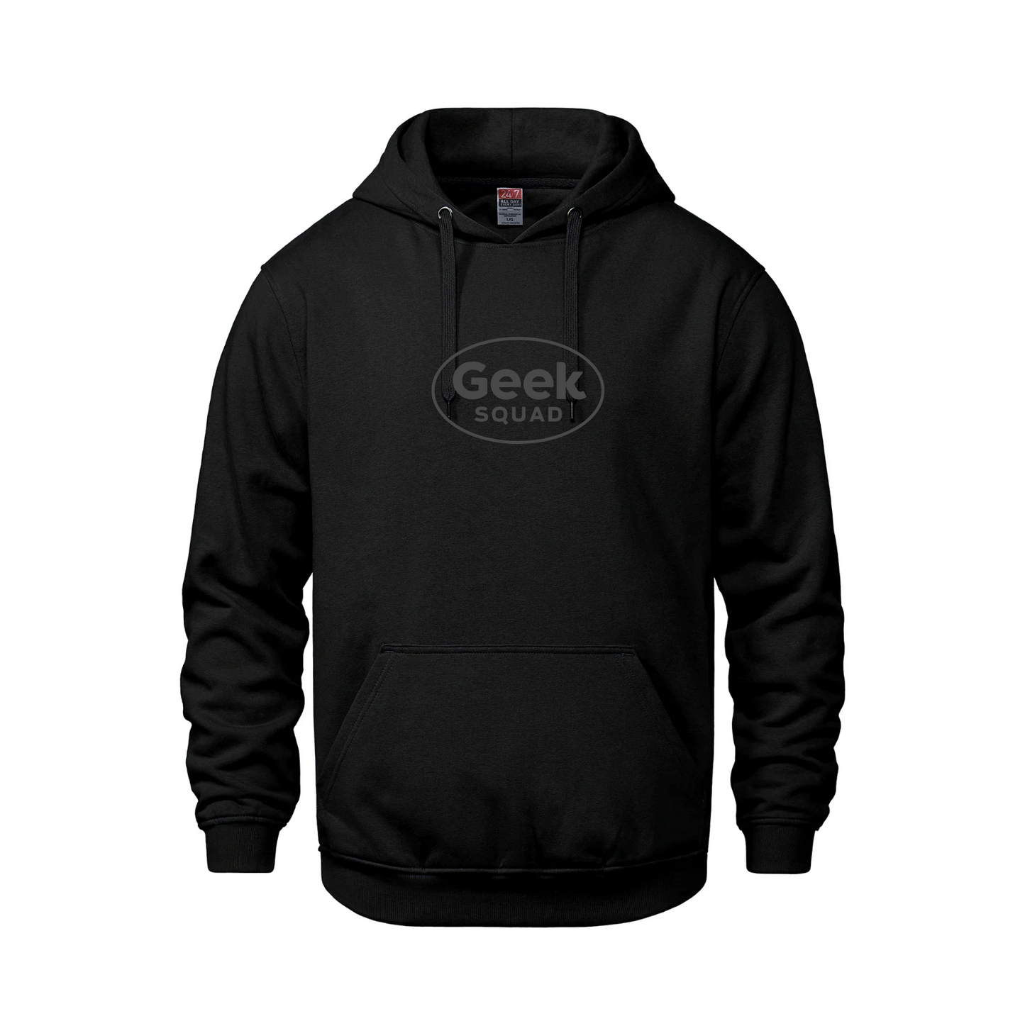 Black - Geek Squad - One Color - Full Chest